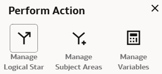 Perform Action dialog