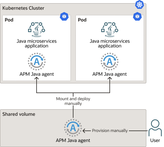 Deploy APM Java Agent on a Mounted Volume