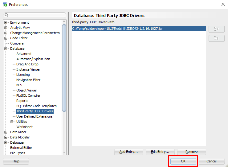 Description of dwcs_aws_migration_jdbc_add2.png follows