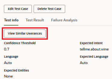 This is an image of the View Similar Utterances button.