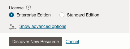 discover new resource as enterprise edition