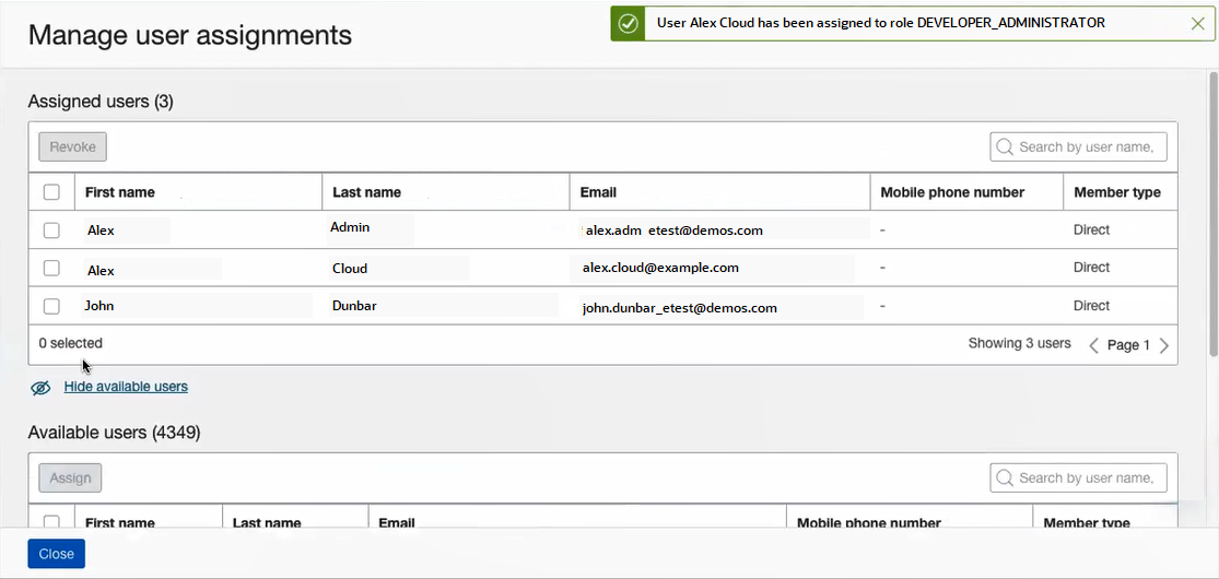 Description of oci-manage-user-assignments-adding-user-screen.png follows