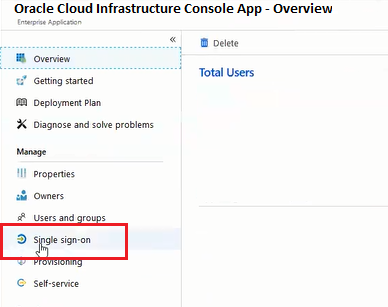 Click to expand Azure AD Single sign-on option