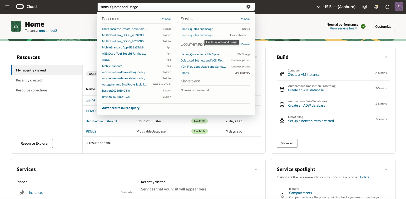 Click to expand Image showing search in Console.