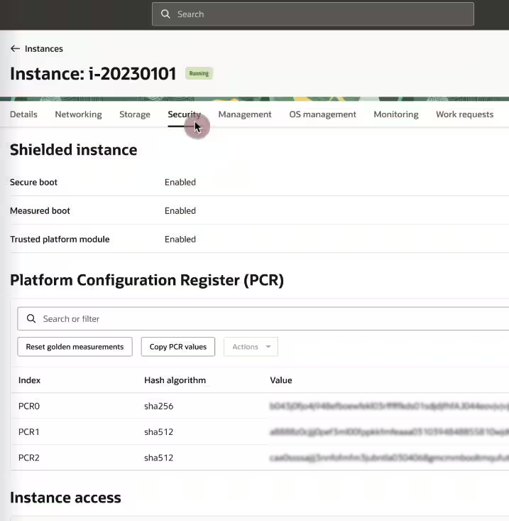 リソースの詳細ページを示すスクリーンショット