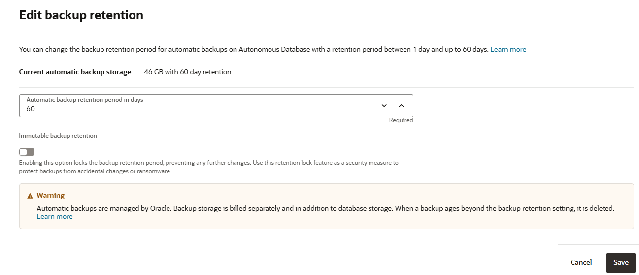 adb_edit_backup_retention.pngの説明が続きます